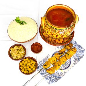 Couscous Brochette de Poulet