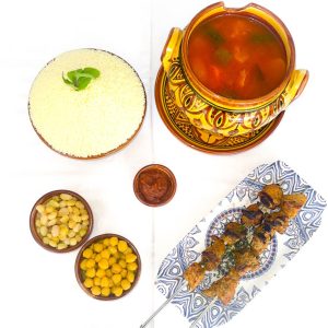 Couscous Brochette de Veau